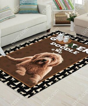 Goldendoodle Rug. Unique Decor Gift For Dog Lovers - Ettee - decor gift