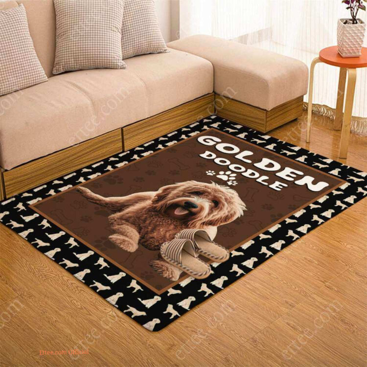 Goldendoodle Rug. Unique Decor Gift For Dog Lovers - Ettee - decor gift