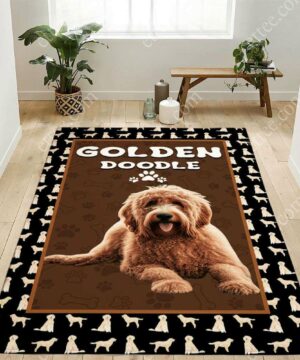 Goldendoodle Rug. Unique Decor Gift For Dog Lovers - Ettee - decor gift