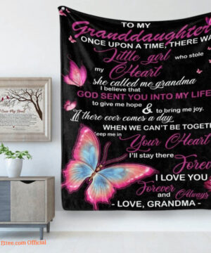 Grand Daughter Blankets From Grandma Little Girl Who Stole My Heart - Super King - Ettee