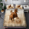 Horse And Baby Bed Sheets Duvet Cover Bedding Set Great Gifts - King - Ettee
