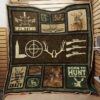 Hunting Born To Hunt Forced To Work Quilt Blanket Great Customized Gifts For Birthday Christmas Thanksgiving Perfect Gifts For Hunting Lover - Twin - Ettee