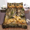 Hunting Deer Bedding Set. Luxurious Smooth And Durable. Lightweight And Smooth Comfort - King - Ettee