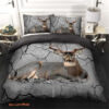 Hunting Deer Go Bedding Set. Luxurious Smooth And Durable. Smooth Comfort - King - Ettee
