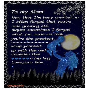I Love Mom Forget What You Made Me Feel Quilt Blanket. Foldable And Compact - Super King - Ettee
