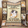 I'm Telling You I'm Not A Guinea Pig My Mom Quilt Blanket - Super King - Ettee