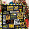I'm The Crazy Softball Mom Quilt Blanket Great - Super King - Ettee