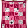 Valentine's Day Quilt Blanket For Women Anniversary. Foldable And Compact - Super King - Ettee