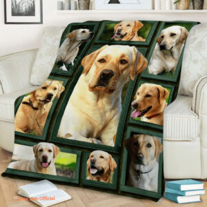 3D Labrador Beauty Quilt Blanket. Lightweight And Smooth Comfort - Super King - Ettee