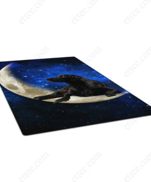 Labrador Retriever Moon Rug. Dog Mat Carpet Decor - Ettee - Carpet Decor