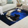 Labrador Retriever Moon Rug. Dog Mat Carpet Decor - Ettee - Carpet Decor
