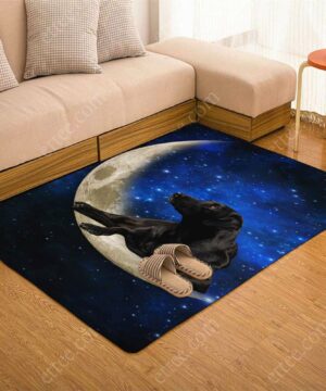 Labrador Retriever Moon Rug. Dog Mat Carpet Decor - Ettee - Carpet Decor