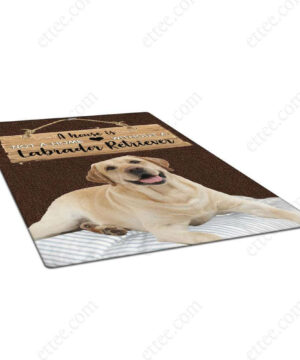 Labrador Retriever Rug. A House Is Not A Home Without A Labrador - Ettee - dog rug