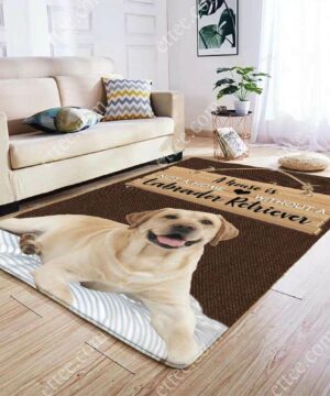 Labrador Retriever Rug. A House Is Not A Home Without A Labrador - Ettee - dog rug