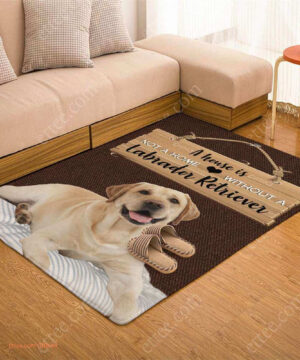 Labrador Retriever Rug. A House Is Not A Home Without A Labrador - Ettee - dog rug