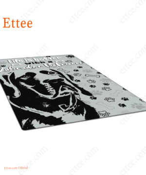 Labrador Retriever Rug. Life Is Better With A Labrador Retriever - Ettee - labrador retriever