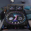 Lifetree 3pcs Comforter set Bedding set Moon phase Boho sun and moon Quilt For Bedroom - King - Ettee