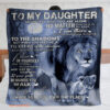 Lion Dad To My Daughter Blanket From Dad Gifts For Daughter Birthday - Super King - Ettee