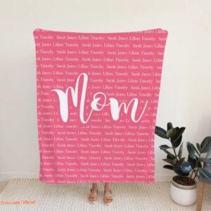 Mom Blanket.Mother's Day Gift for Grandma - Super King - Ettee