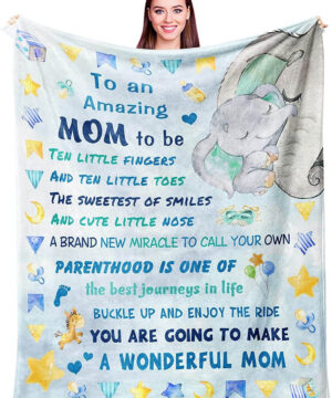 Mom Gifts for Women.Mom to be Gift Blanket.Pregnancy Gifts for First Time Moms Mommy - Super King - Ettee