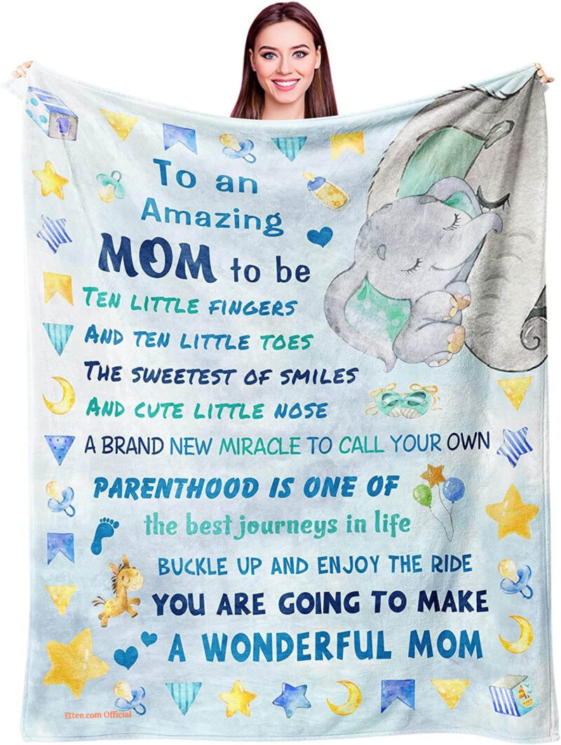 Mom Gifts for Women.Mom to be Gift Blanket.Pregnancy Gifts for First Time Moms Mommy - Super King - Ettee