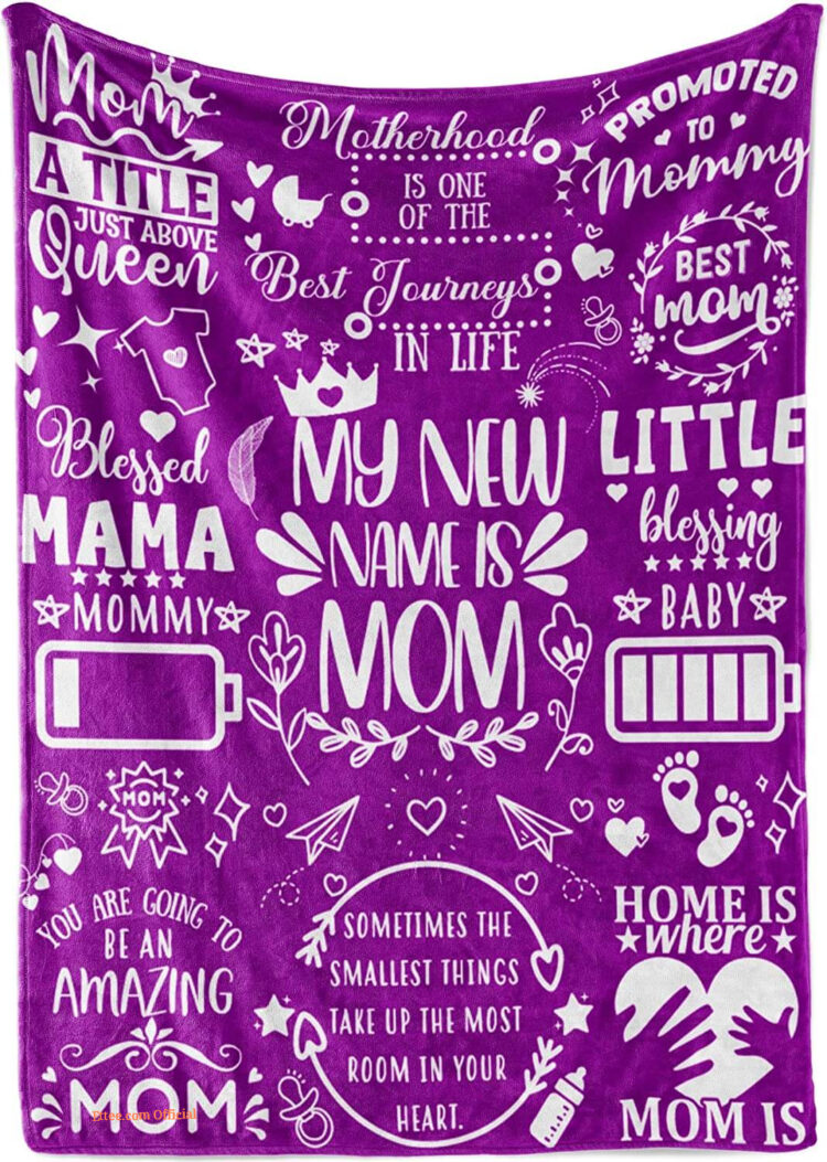 Mom Gifts for Women.Mom to Be Gift Blanket.Pregnancy Gifts for First Time Moms - Super King - Ettee