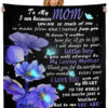 Mom from Son Blanket Soft Mom Blanket for Mom Personalized Flannel Throw Blanket - Super King - Ettee