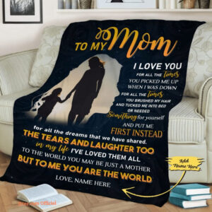 Day Gift For Mom Quilt Blanket. Light And Durable. Soft To Touch - Super King - Ettee