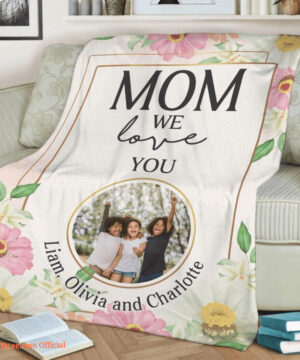 Day Gift To My Mom I Love You For Mama Quilt Blanket. Foldable And Compact - Super King - Ettee