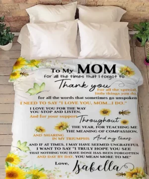 Mother's Day Quilt Blanket - Expressing Love to Mom with this Special Gift - Super King - Ettee