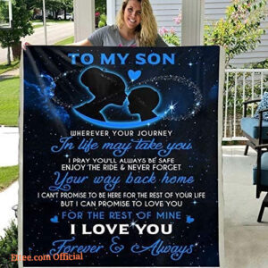 My Son from mom Wherever Your Journey in Life - Super King - Ettee
