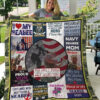 Navy Seabee Mom Blanket From Son Gifts For Mom I'm A Proud Mom Us Military Theme Quilt Blanket - Ettee - blanket