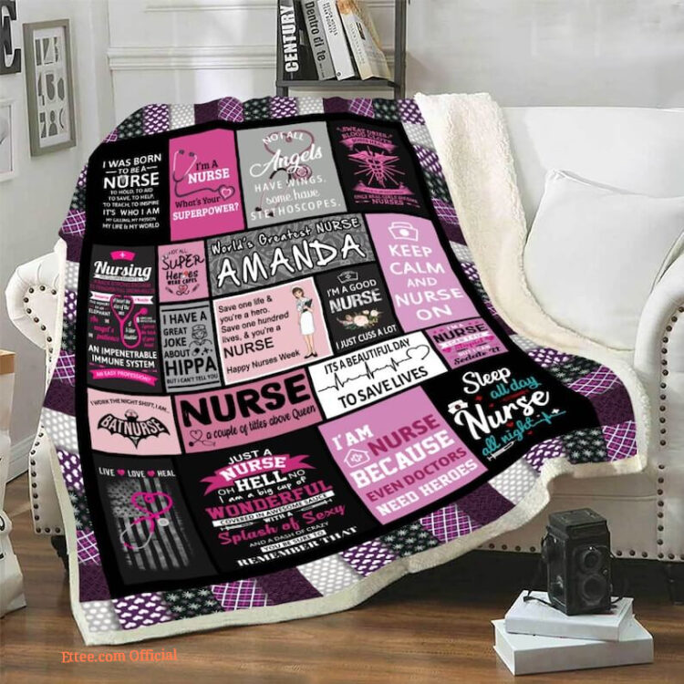 Nurse Quilt Blanket For Nurse Day For Mom - Super King - Ettee