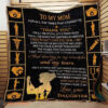 Nurse To My Mom From Daughter Day By Day You Mean More To Me Quilt Blanket Great - Super King - Ettee