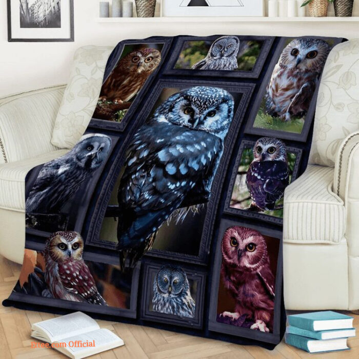 Owl Beauty Quilt Blanket. Lightweight And Smooth Comfort - Super King - Ettee