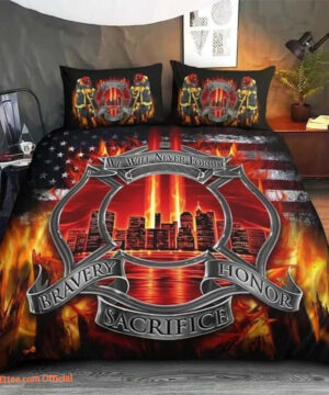 Proud Firefighter Bedding Set - King - Ettee