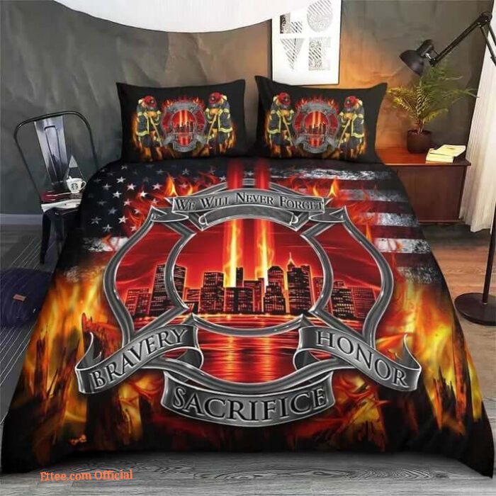 Proud Firefighter Bedding Set - King - Ettee