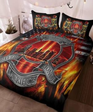 Proud Firefighter Bedding Set - Ettee - bravery