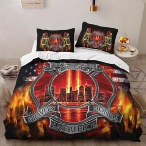 Proud Firefighter Bedding Set - Ettee - bravery
