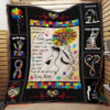 Personalized Autism To My Son From Mom You Are My Sunshine Quilt Blanket Great Customized Blanket Gifts For Birthday Christmas Thanksgiving - Twin - Ettee