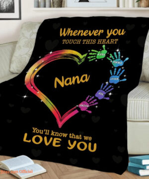 Customized Name Quilt Blanket For Nanapapa Mom Mama. Foldable And Compact - Super King - Ettee