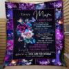 Butterfly To My Mom Quilt Blanket. Luxurious Super Soft Quilt Blanket - Twin - Ettee