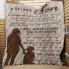 Family To My Son From Mom I Closed My Eyes For But A Moment Quilt Blanket Great Customized - Super King - Ettee