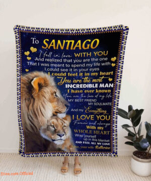 Personalized Name Blanket Lion Mom Quilt Blanket. Foldable And Compact - Super King - Ettee