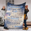 To My Granddaughter Quilt Blanket From Grandma Just Do Your Best - Super King - Ettee