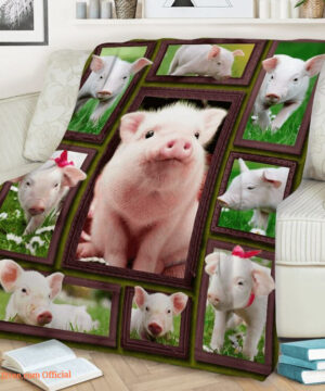 Pig Beauty Quilt Blanket. Light And Durable. Soft To Touch - Super King - Ettee