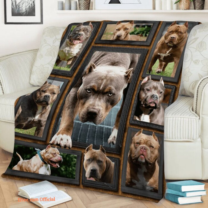 Pitbull Beauty Quilt Blanket. Lightweight And Smooth Comfort - Super King - Ettee