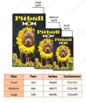 Pitbull Grandma Rug. Unique Decor Gift For Dog Lovers - Ettee - Dog Lovers