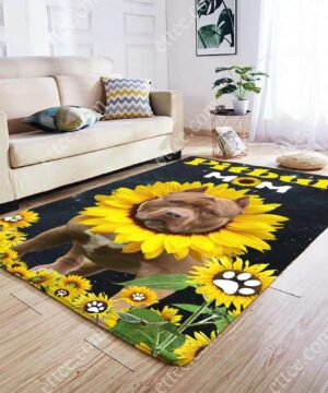 Pitbull Grandma Rug. Unique Decor Gift For Dog Lovers - Ettee - Dog Lovers