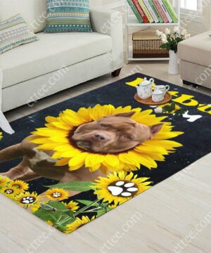 Pitbull Grandma Rug. Unique Decor Gift For Dog Lovers - Ettee - Dog Lovers